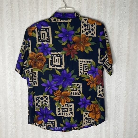 ❤️ CRISTIN STEVENS VINTAGE Button Down Tshirt Size L - Picture 3 of 4